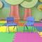 Flash Furniture Blue Plastic Stackable School Chair with 10.5'' Seat Height, PK2 2-YU-YCX-003-BLUE-GG - alternate 1